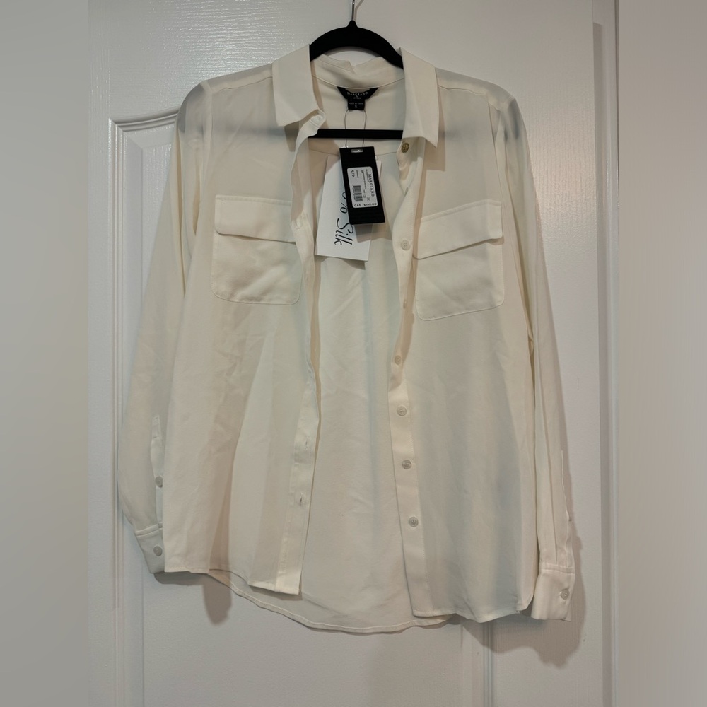 MARCIANO - 100% SILK Button-Up Shirt